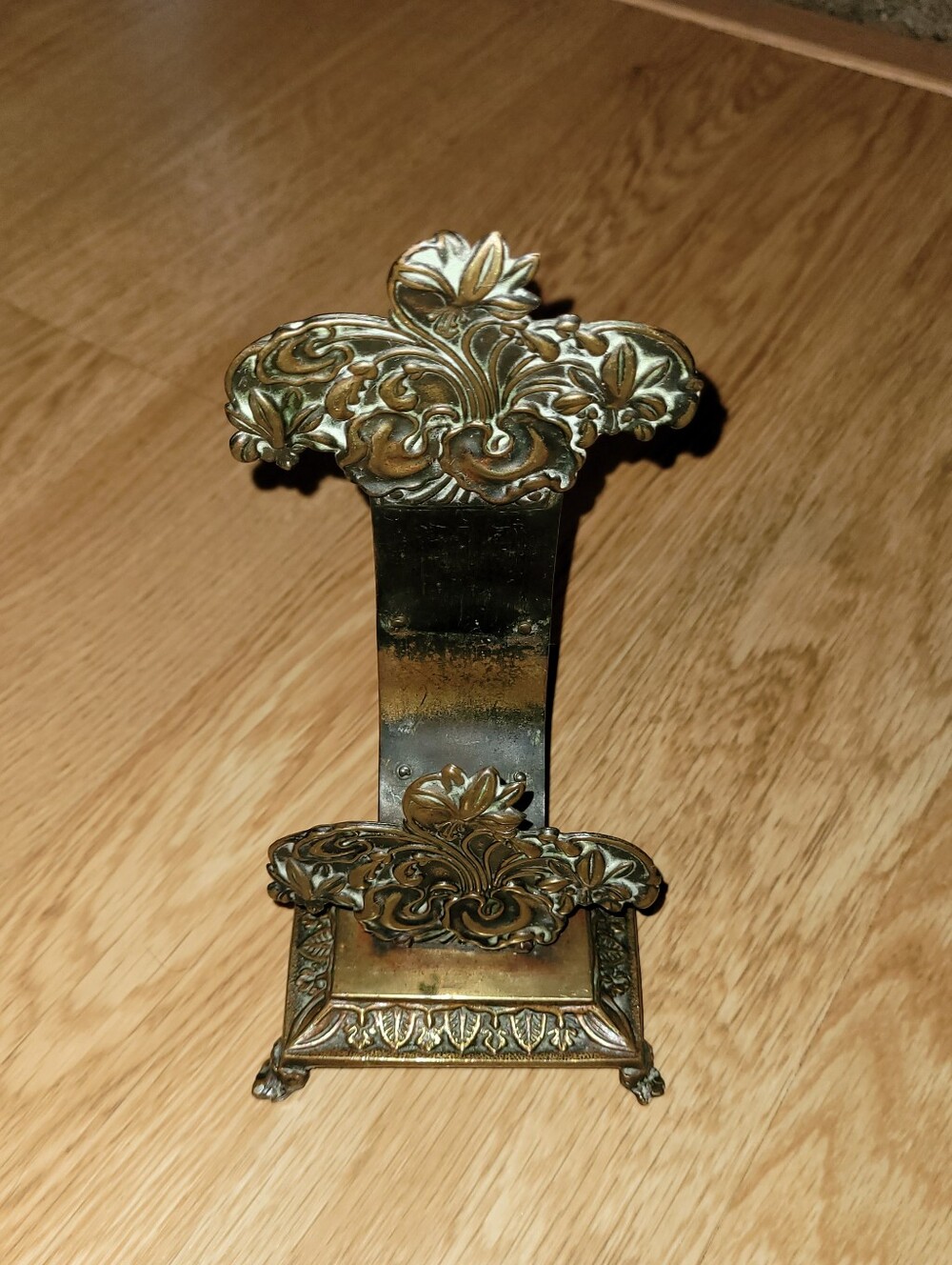 Vintage Ornate Brass Stand